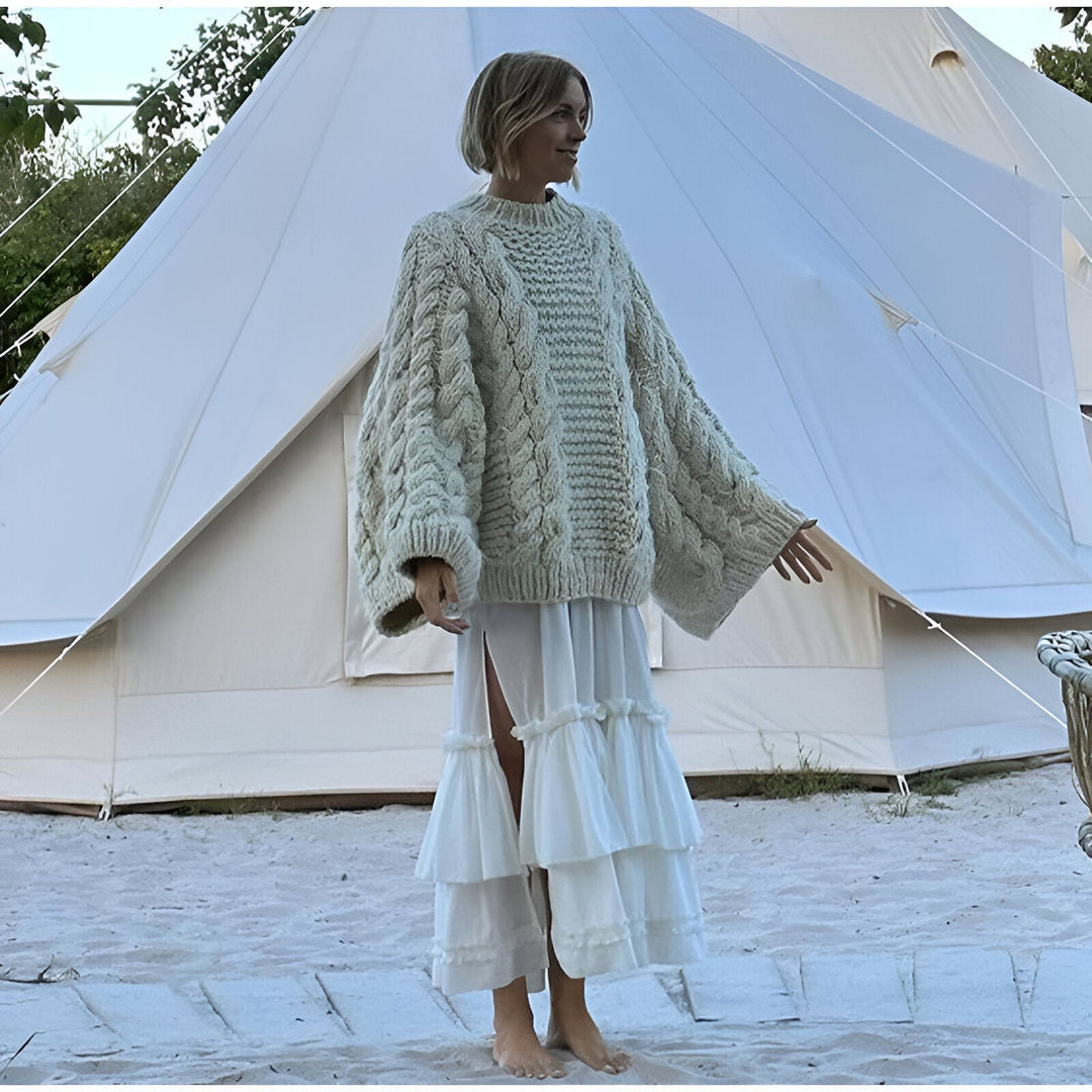 ZOEY | Pull tricoté surdimensionné