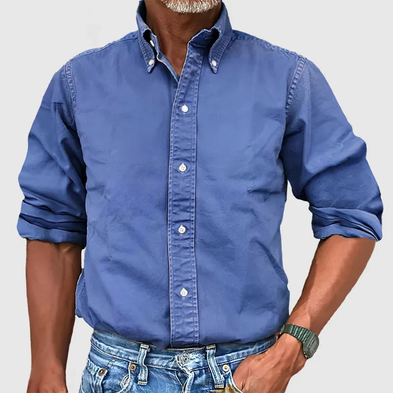 GARETH - CHEMISE EN COTON DOUILLET