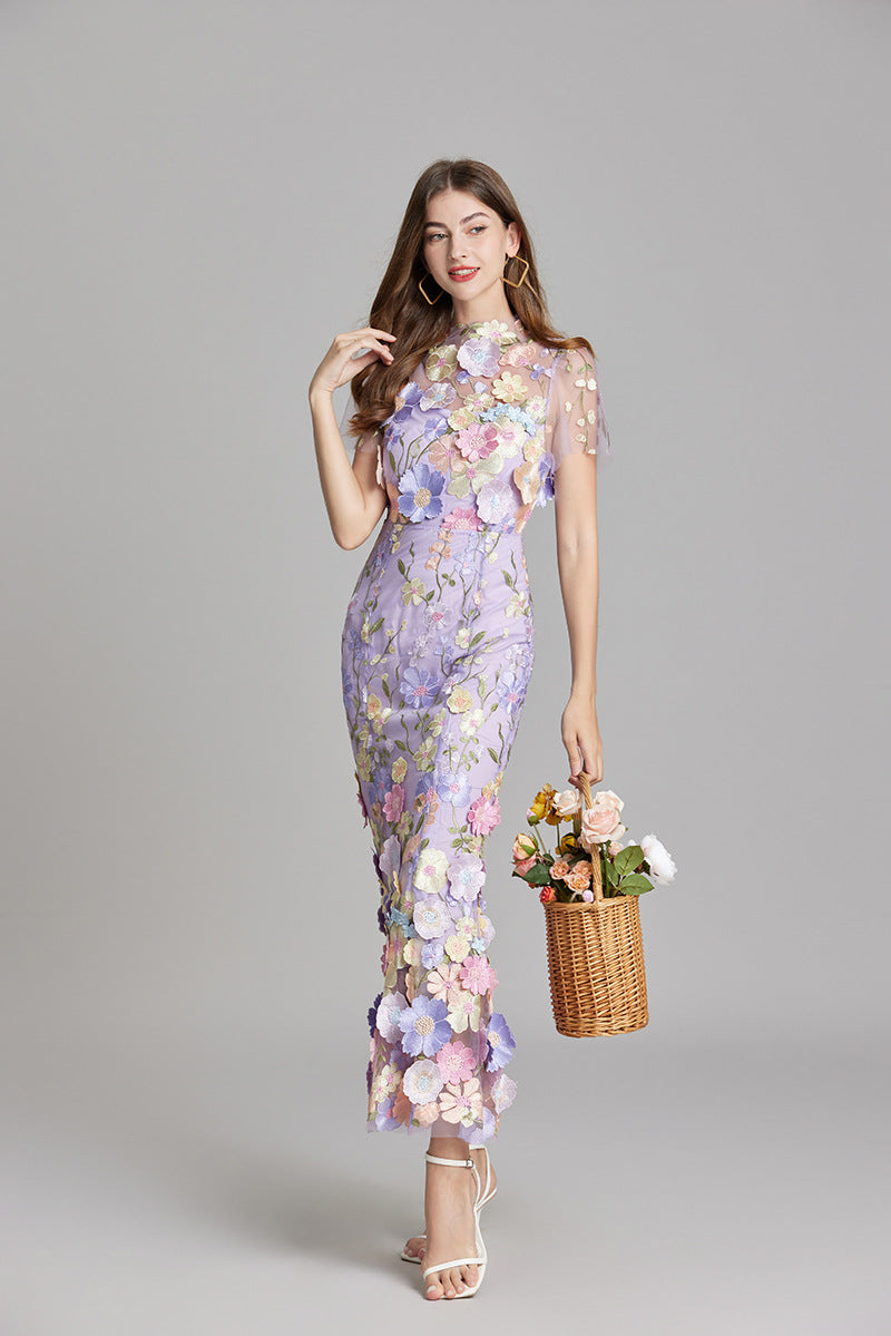 AGDE - ROBE FLEURIE