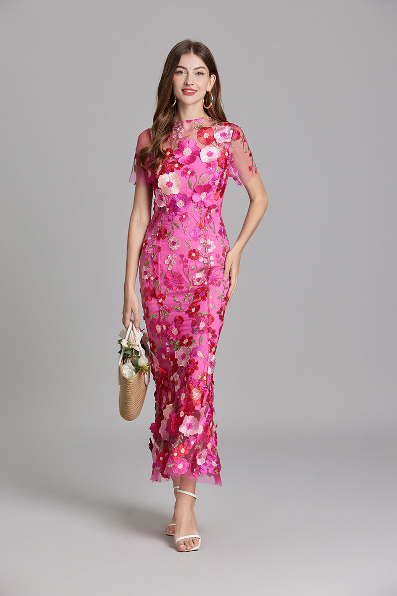AGDE - ROBE FLEURIE