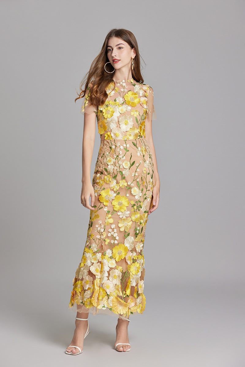 AGDE - ROBE FLEURIE