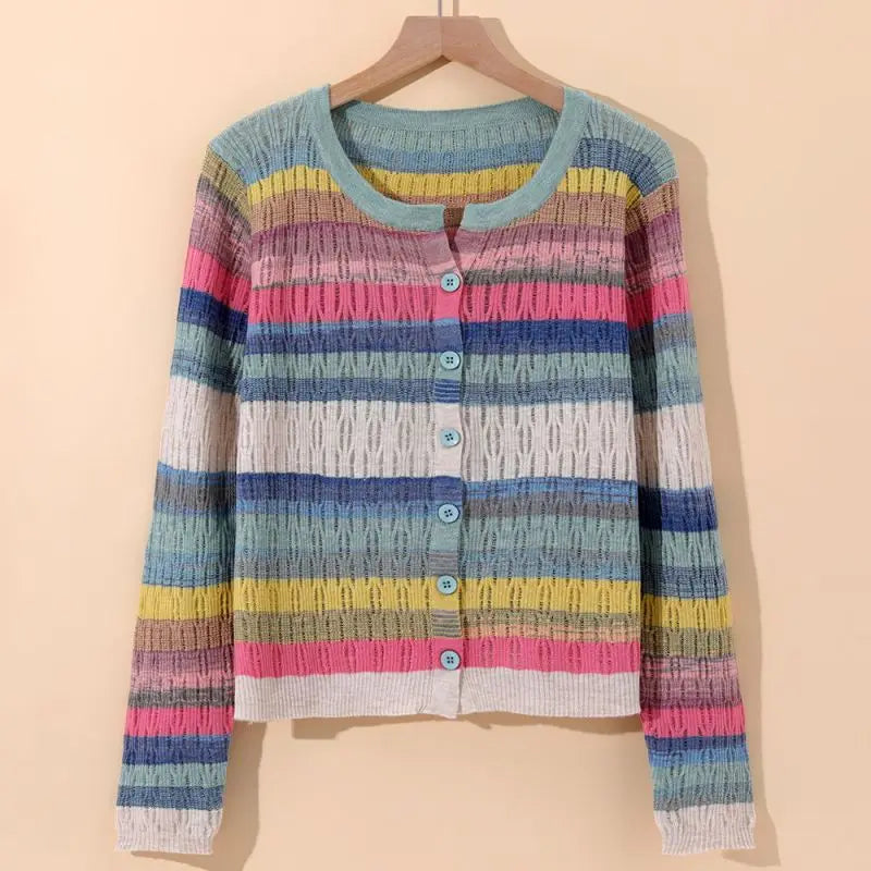 Myrne | Cardigan rayé d'inspiration vintage