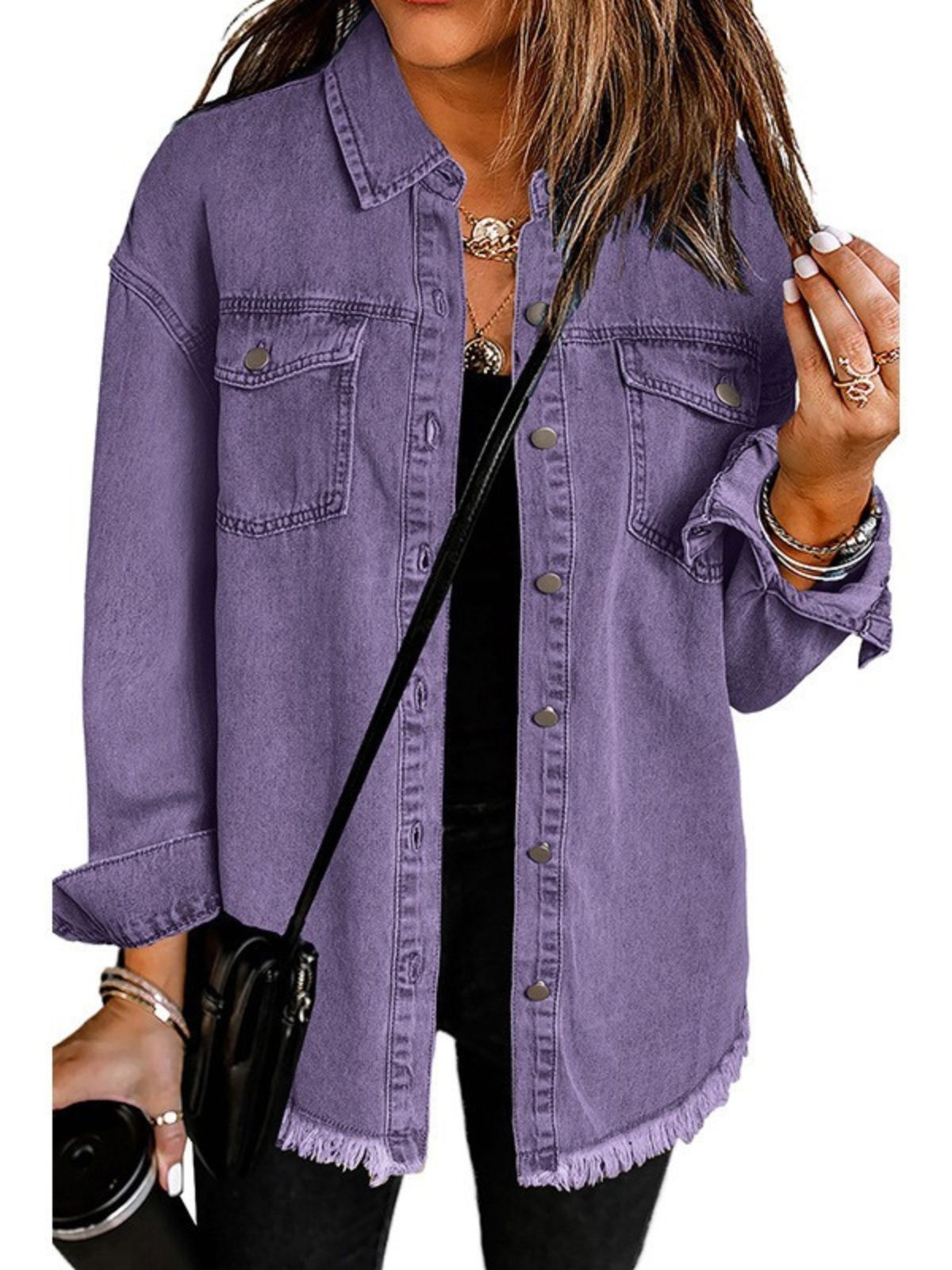RHIA - VESTE EN JEAN DÉCONTRACTÉE SIGNATURE