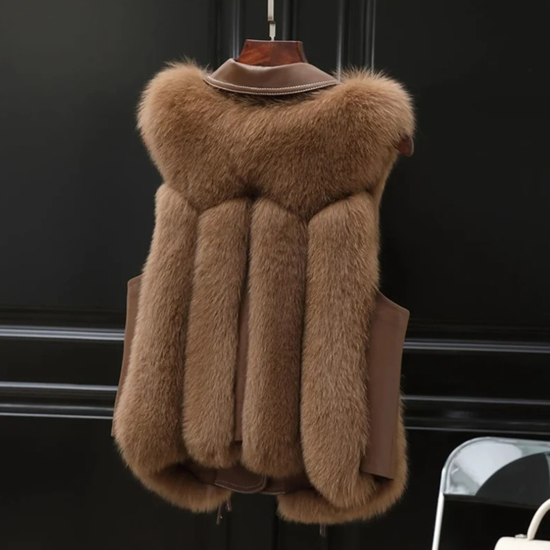 Isabella™ | Gilet luxueux en fausse fourrure
