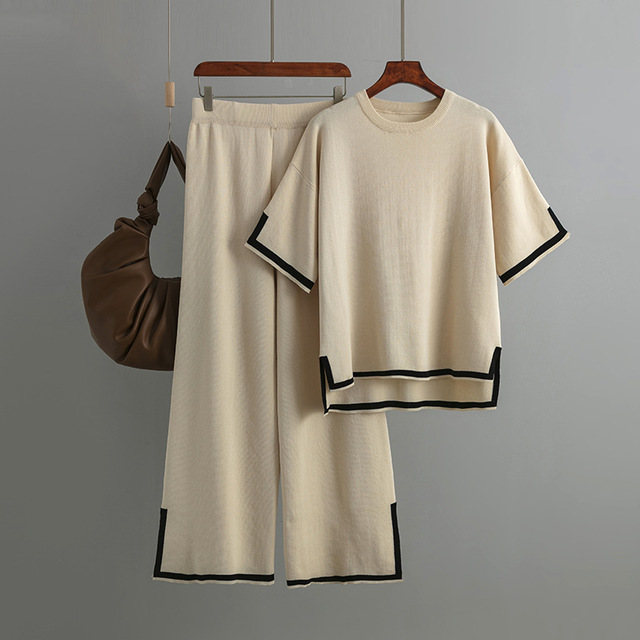 MAËLLE – ENSEMBLE ASSORTI INSPIRÉ DE LA MODE CORÉENNE, SOUPLE ET LÉGER