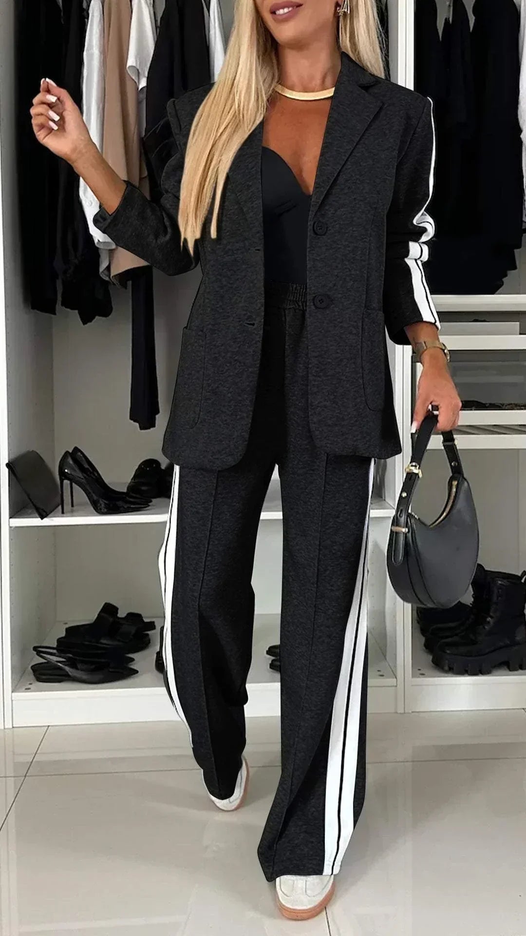ISABELLE - ENSEMBLE DE COSTUME DE VILLE ÉLÉGANT