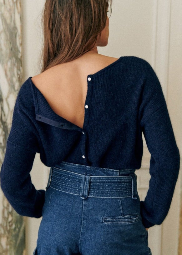 BRISLEY – CARDIGAN EN MAILLE CHALEUREUSE HÉRITAGE