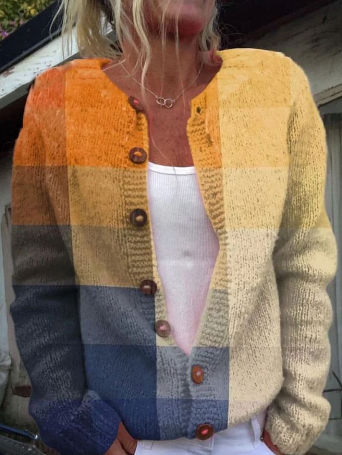 Orla | Cardigan à imprimé géométrique