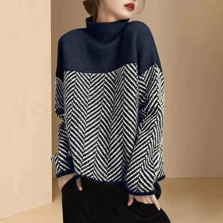 Daniella™ - Pull à col roulé en coton