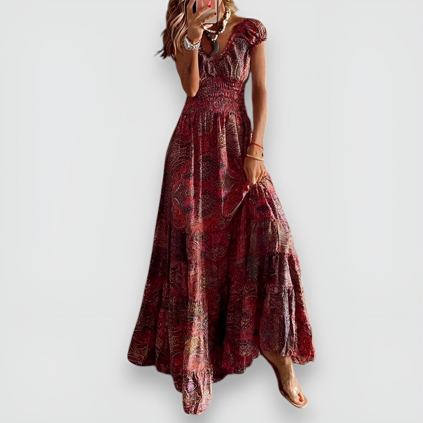 Rosé | Robe longue