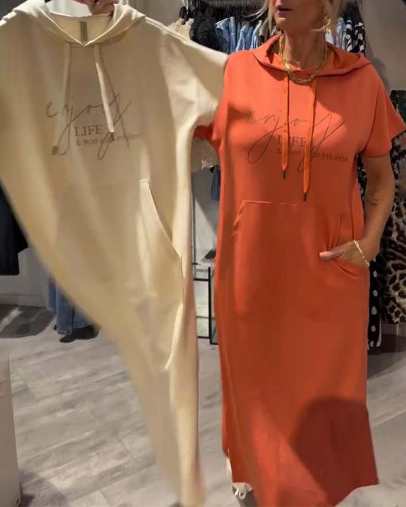 NELINE - ROBE DE SOIRÉE À CAPUCHE