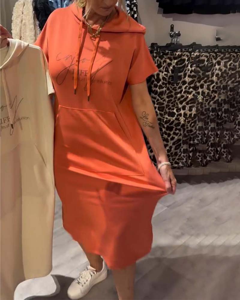 NELINE - ROBE DE SOIRÉE À CAPUCHE