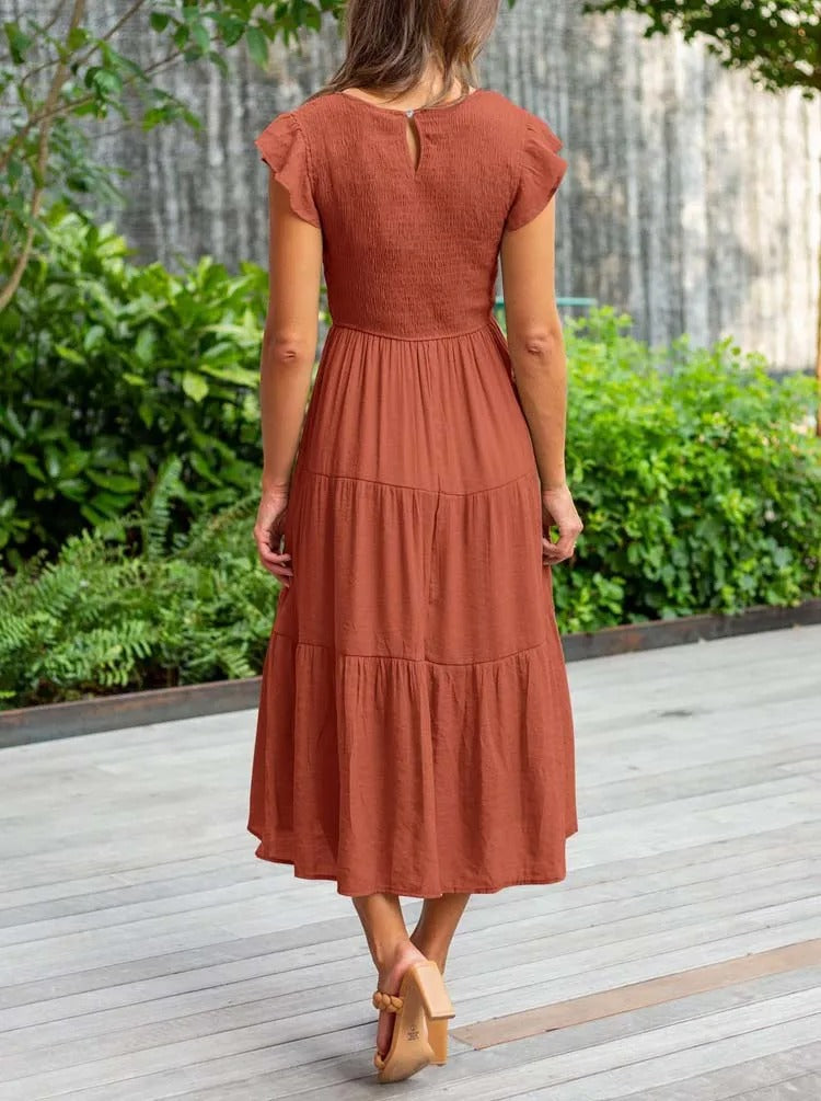 Amalia™ | Robe sophistiquée qui couvre le ventre