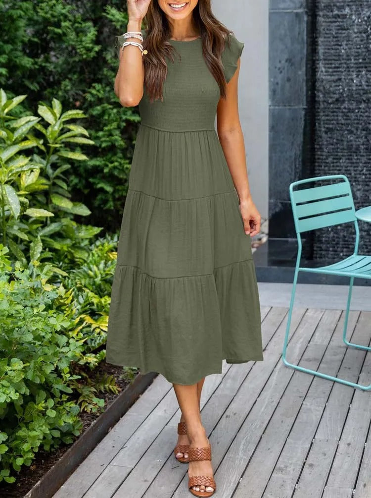 Amalia™ | Robe sophistiquée qui couvre le ventre