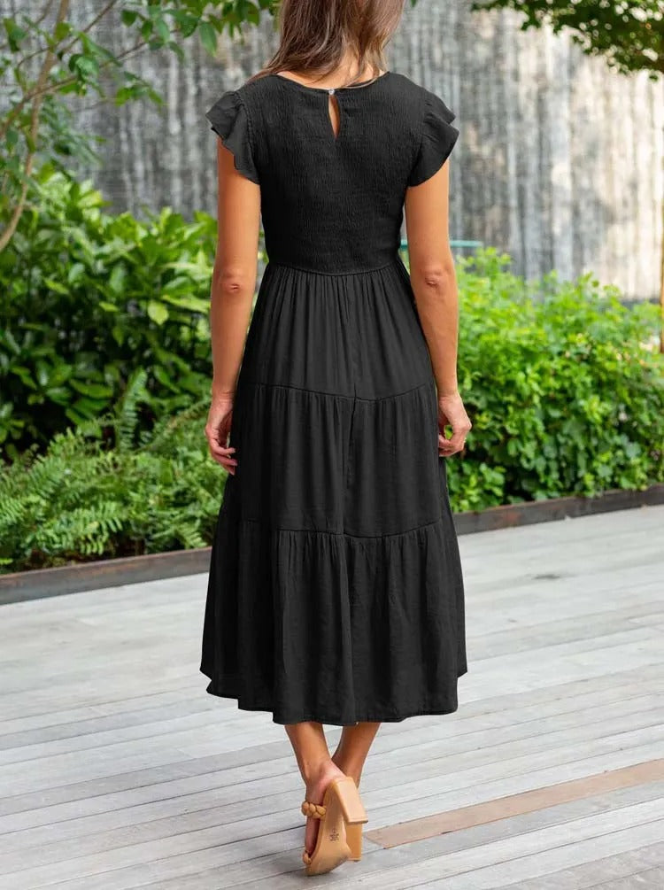 Amalia™ | Robe sophistiquée qui couvre le ventre