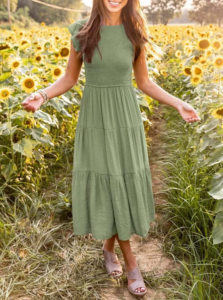 Amalia™ | Robe sophistiquée qui couvre le ventre