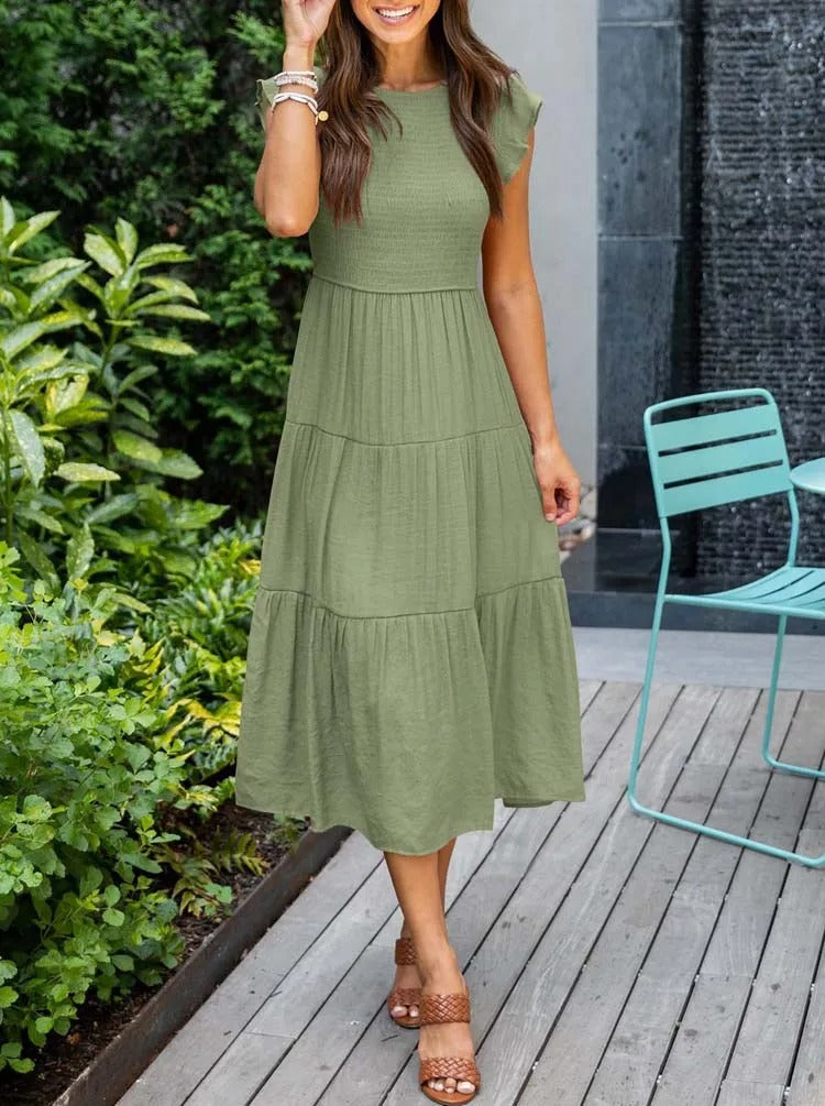 Amalia™ | Robe sophistiquée qui couvre le ventre