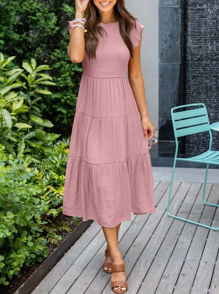 Amalia™ | Robe sophistiquée qui couvre le ventre