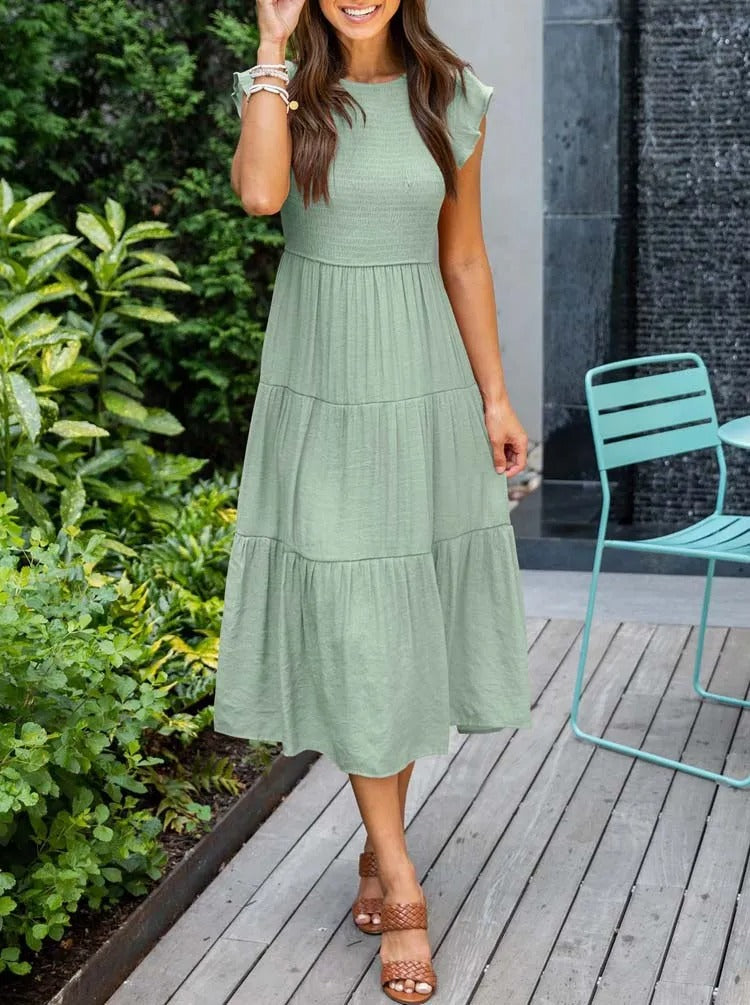 Amalia™ | Robe sophistiquée qui couvre le ventre