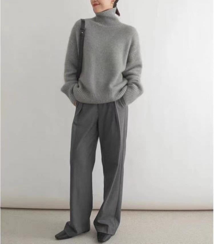 Lara™ | Pull col roulé en cachemire