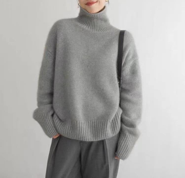 Lara™ | Pull col roulé en cachemire