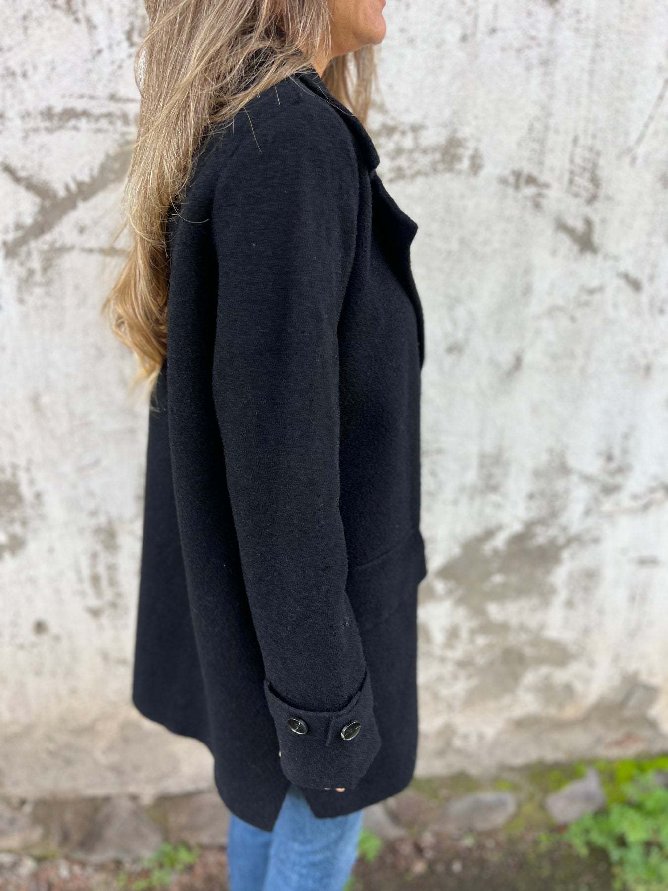 Agnès™ | Manteau en laine à revers
