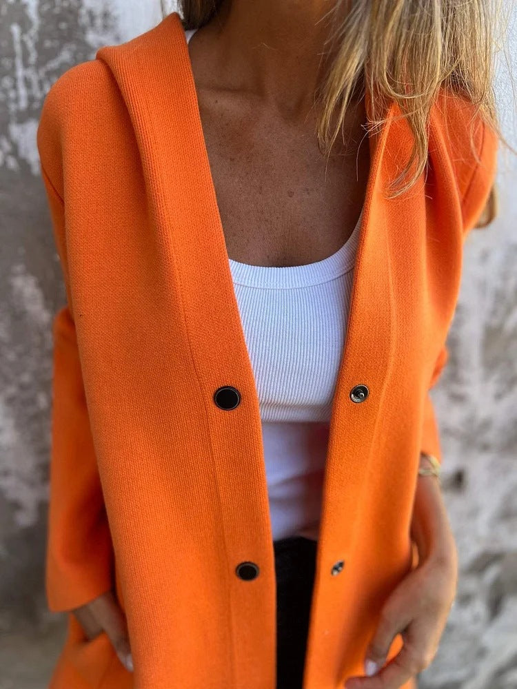 Anya™ | Cardigan avec boutons et capuche