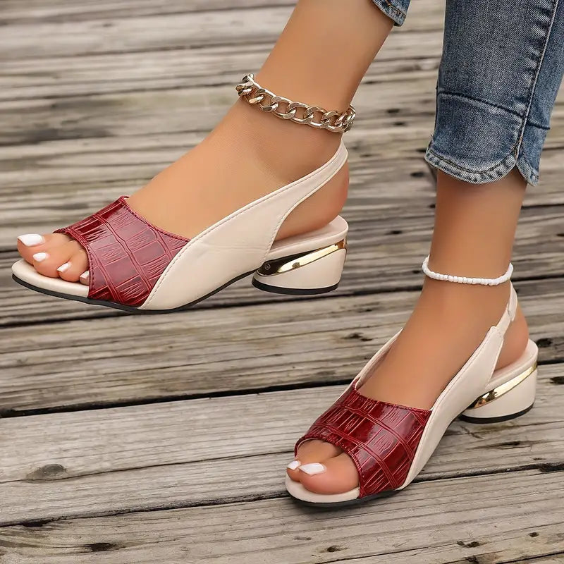 Sylvie / Sandales en Cuir
