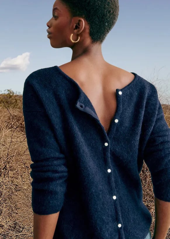BRISLEY – CARDIGAN EN MAILLE CHALEUREUSE HÉRITAGE