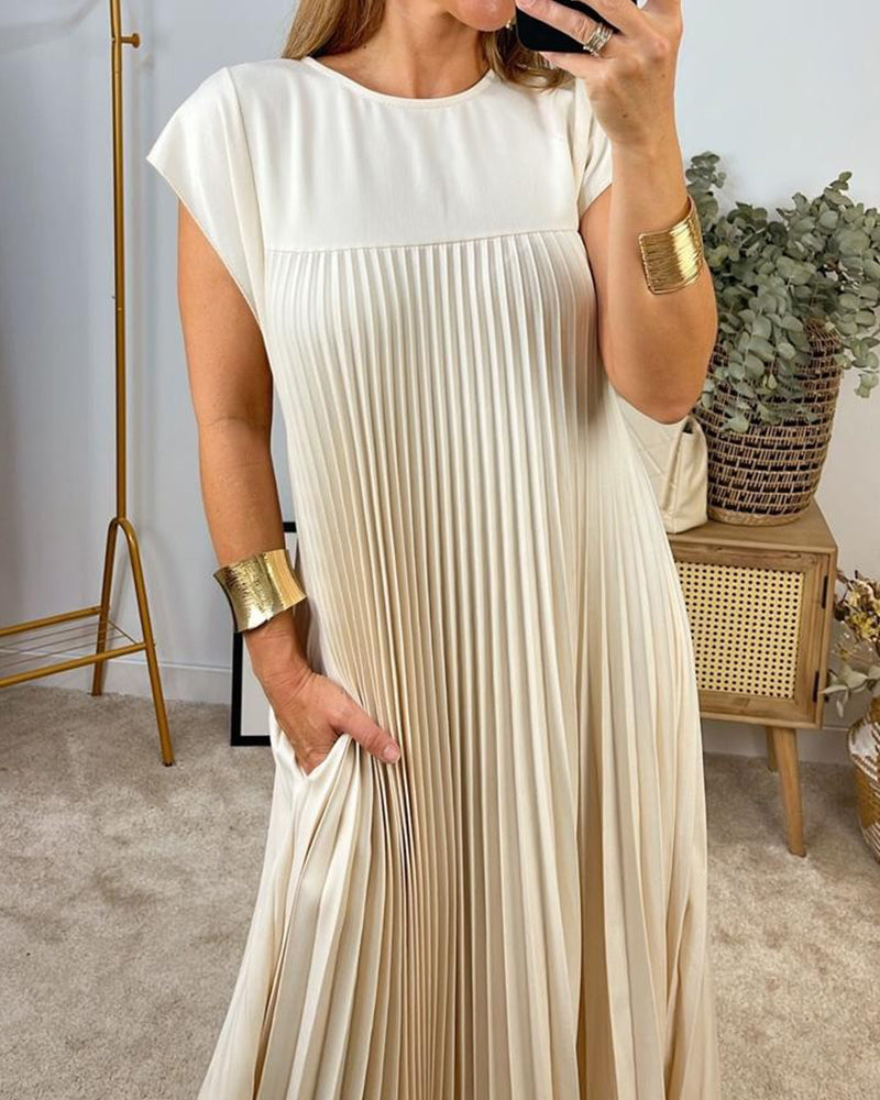 Robe plissée sans manches Amada™