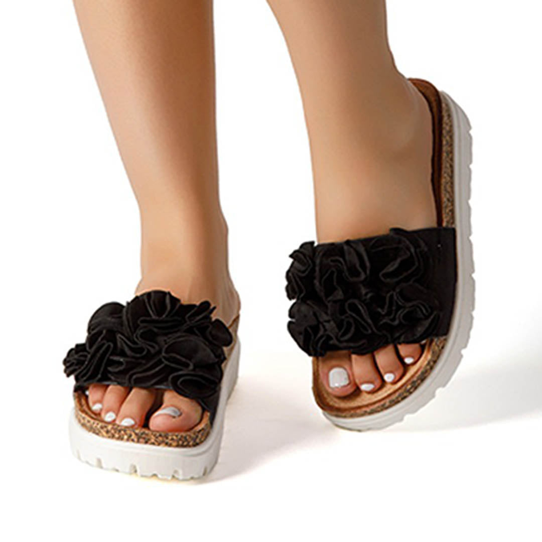 DENETTE - SANDALES BLOOM SLIDES