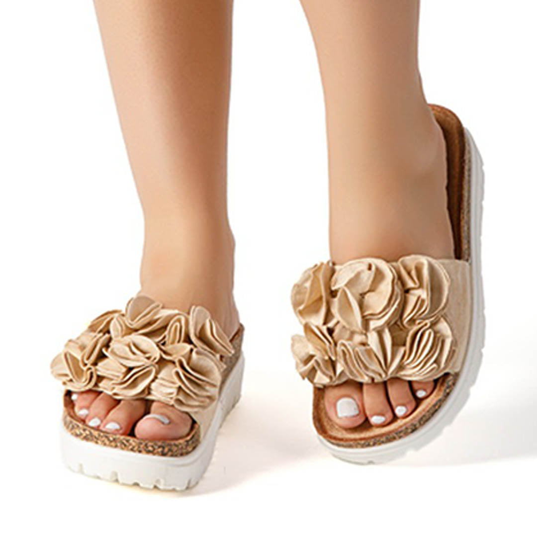 DENETTE - SANDALES BLOOM SLIDES