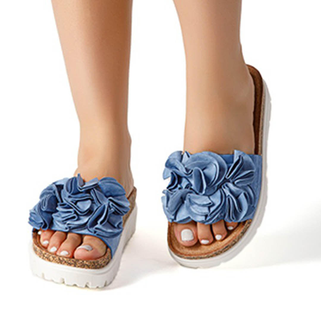 DENETTE - SANDALES BLOOM SLIDES