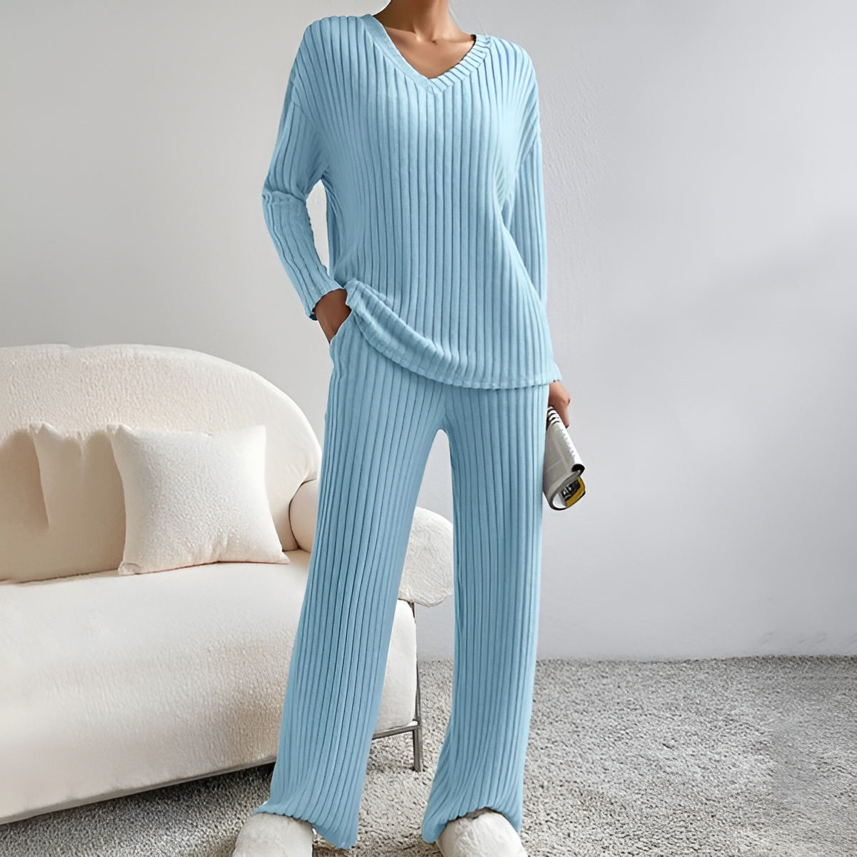 WINNIE - ENSEMBLE EN MAILLE DOUCE