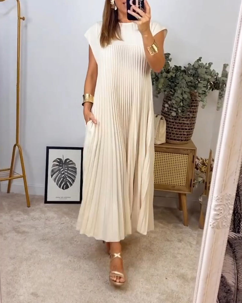 Robe plissée sans manches Amada™