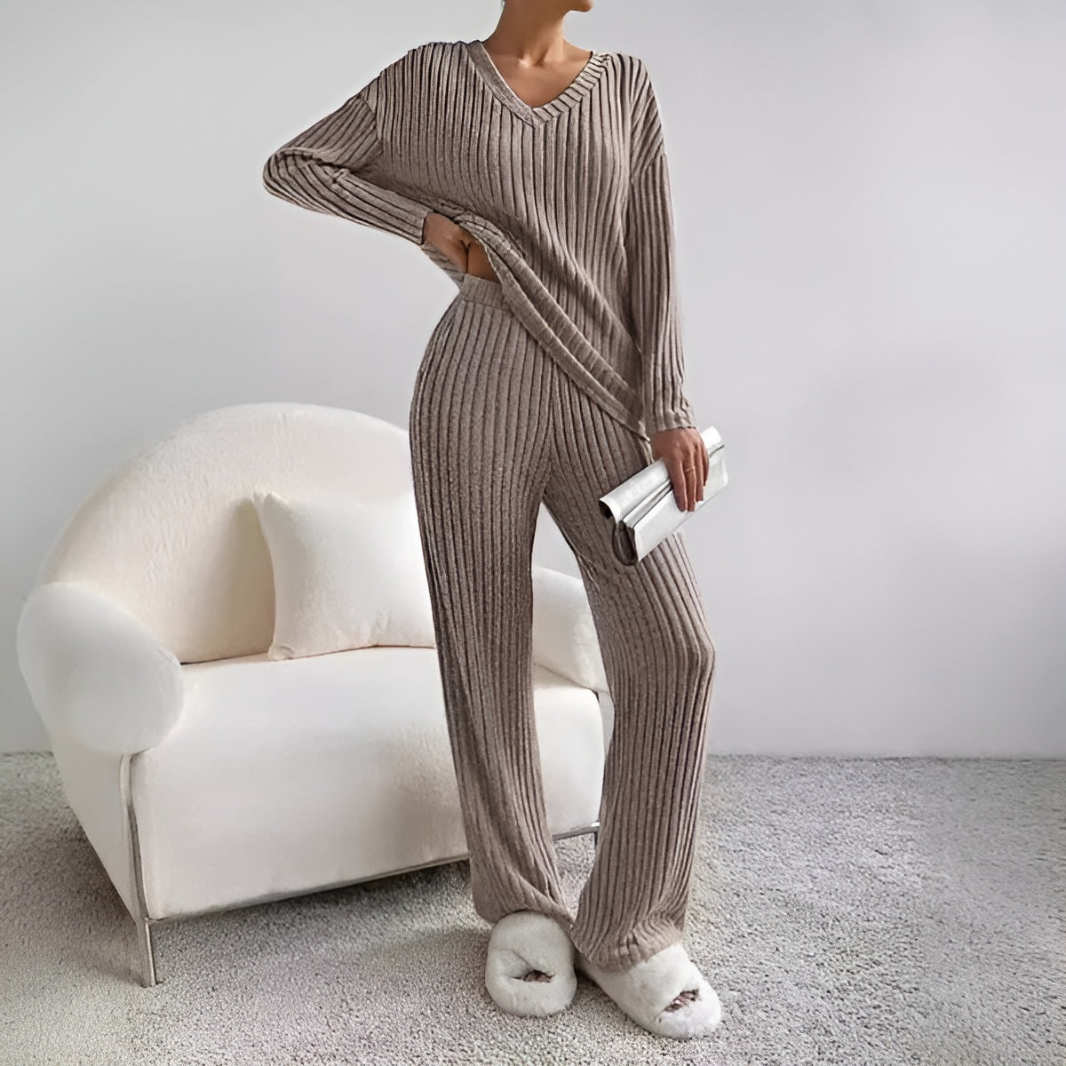 WINNIE - ENSEMBLE EN MAILLE DOUCE