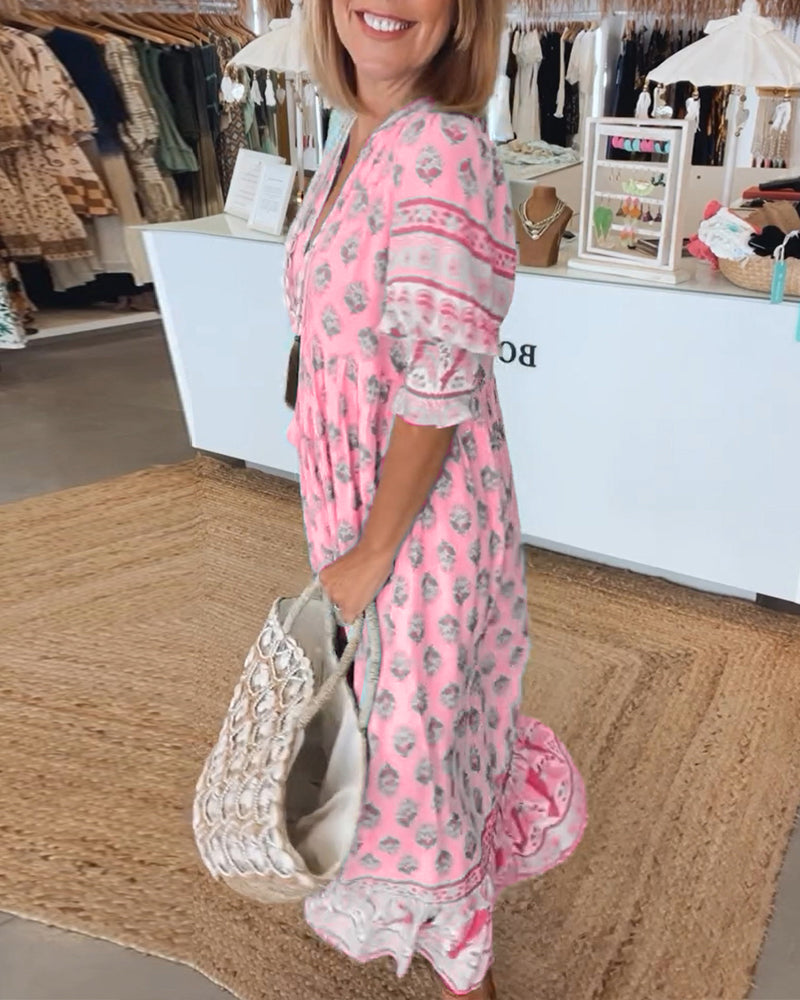 Zandra / Robe de printemps éclatante