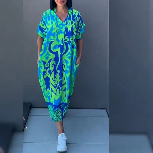Lorena – Robe fleurie élégante pour un look romantique et raffiné
