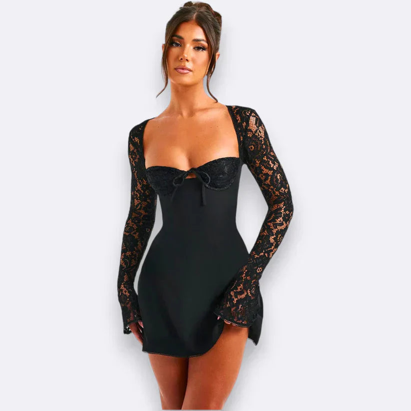 REINE - ROBE MINI À LA MODE
