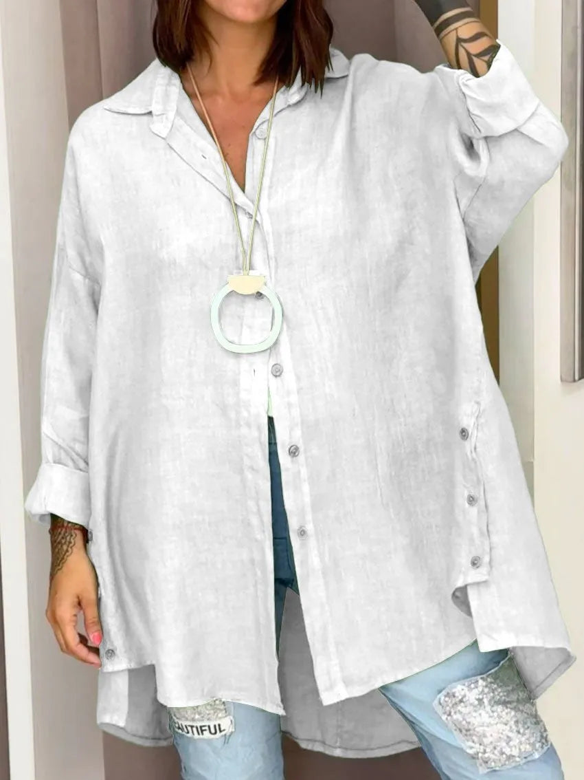 Sophia™ - Chemise surdimensionnée à boutons