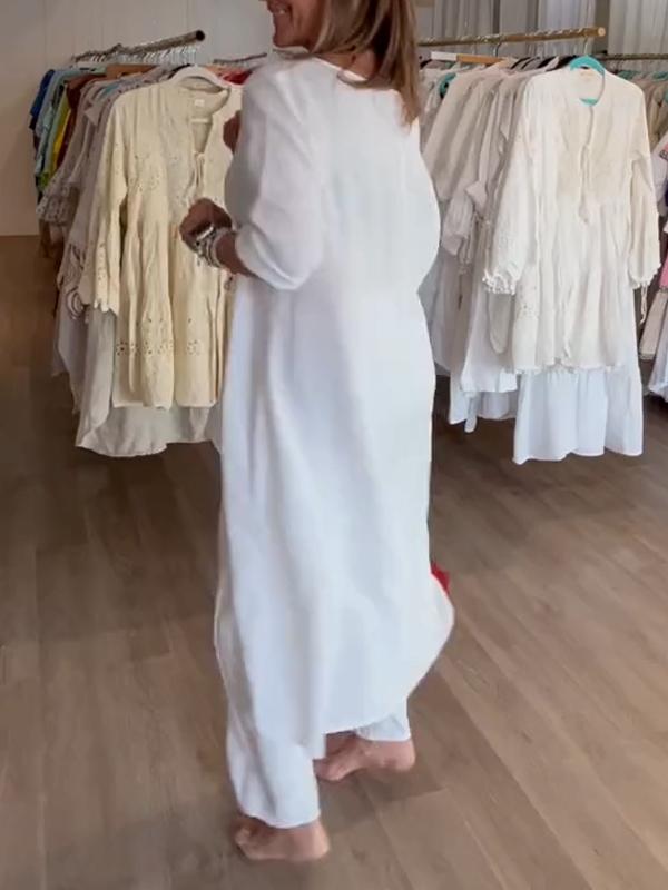 FLIDA - TENUE DÉCONTRACTÉE EN LIN UNIE