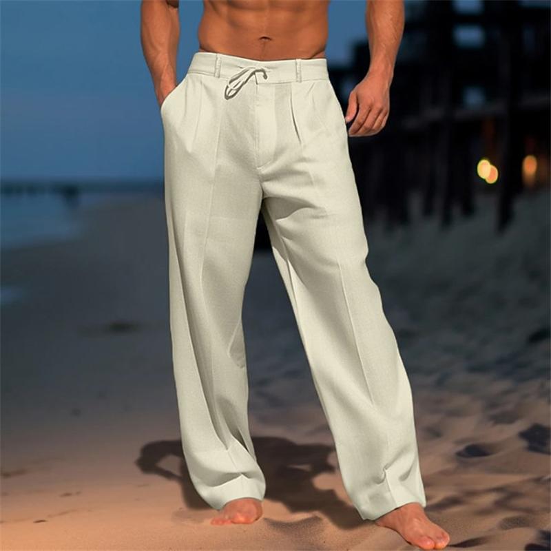 BILL – PANTALON EN LIN UNI