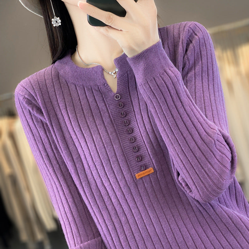 Nettoyer™ | Pull tricoté à col V