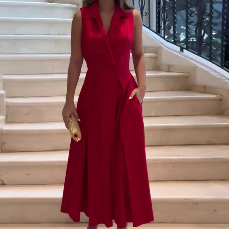 Amancie | Robe midi col V