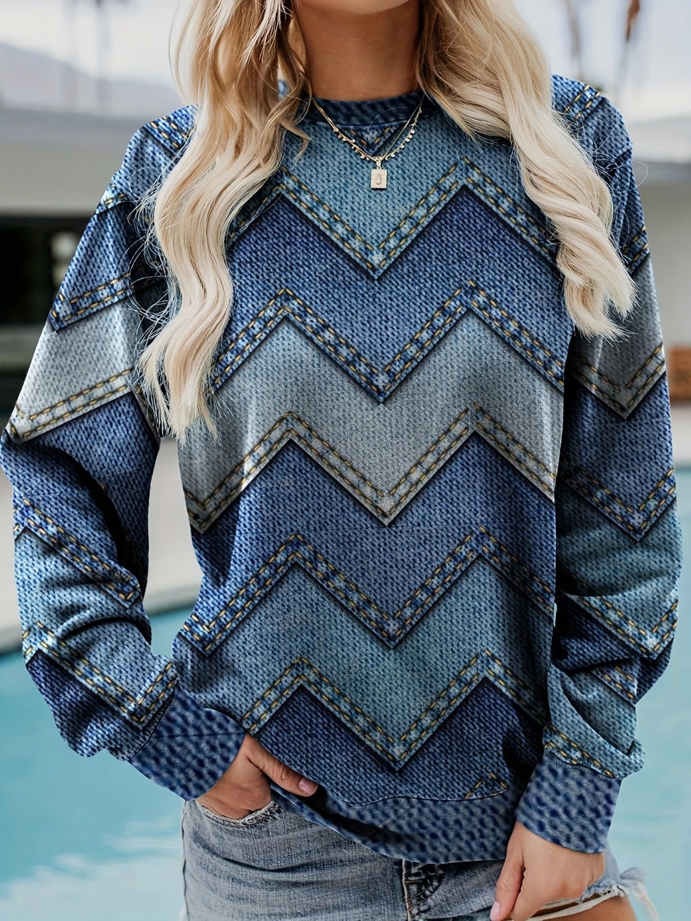 Tilde™ | Sweat géométrique