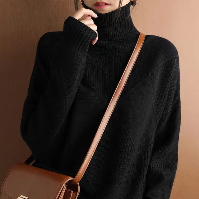 Gaïa | Pull col roulé confortable