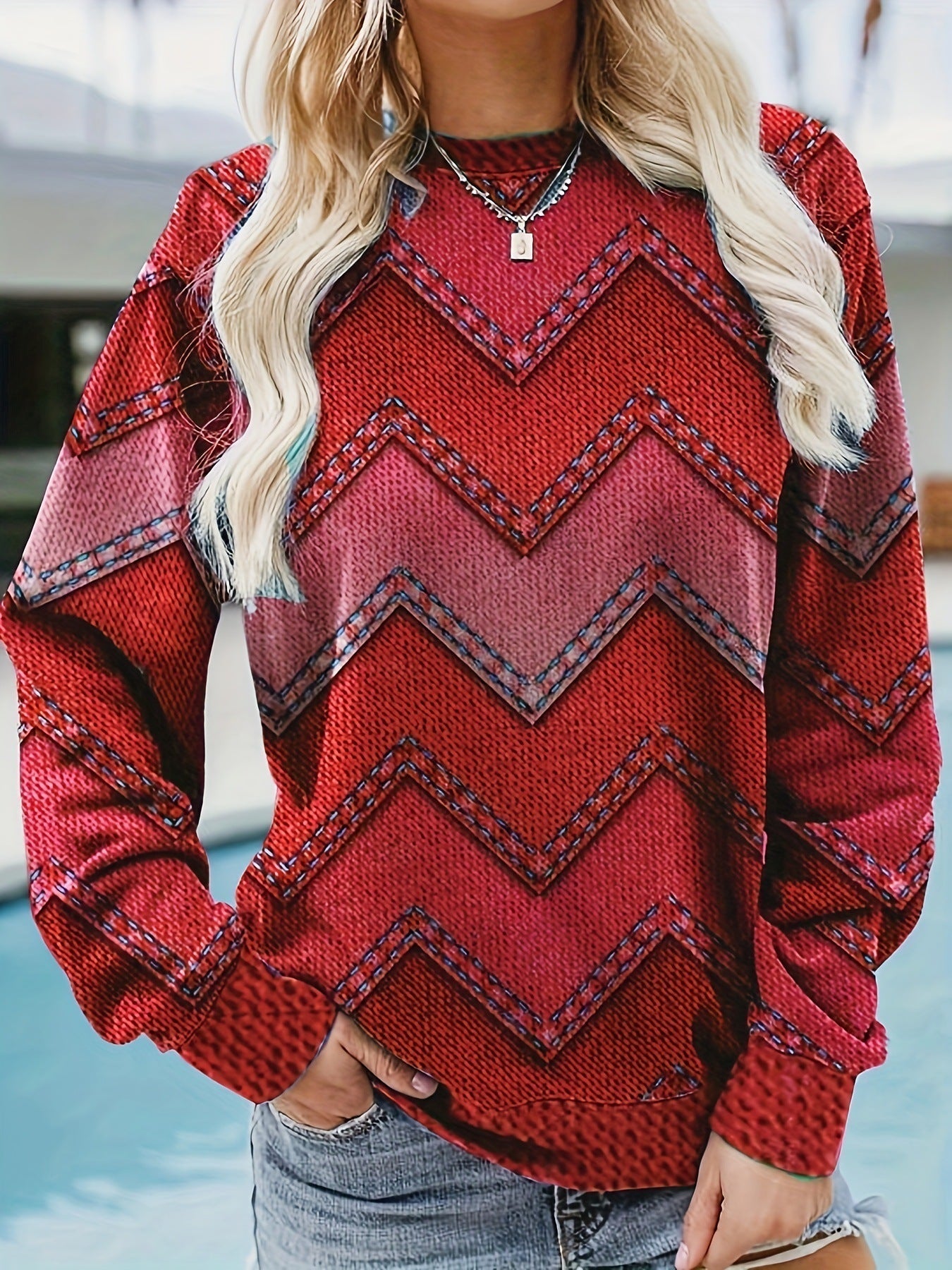 Tilde™ | Sweat géométrique