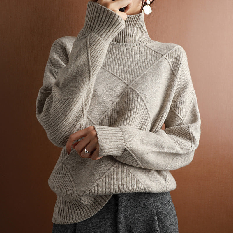 Gaïa | Pull col roulé confortable
