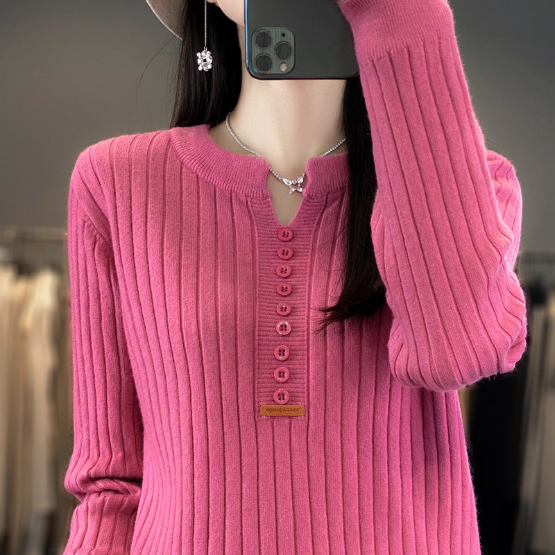 Nettoyer™ | Pull tricoté à col V