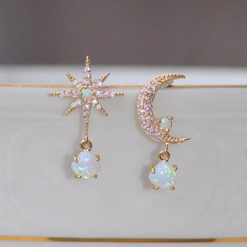 Boucles d'oreilles classiques en nacre Sterre